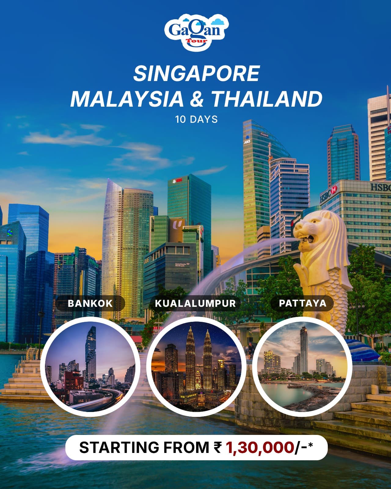 Singapore, Malaysia & Thailand